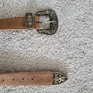 Free People Black Rock Western Belt